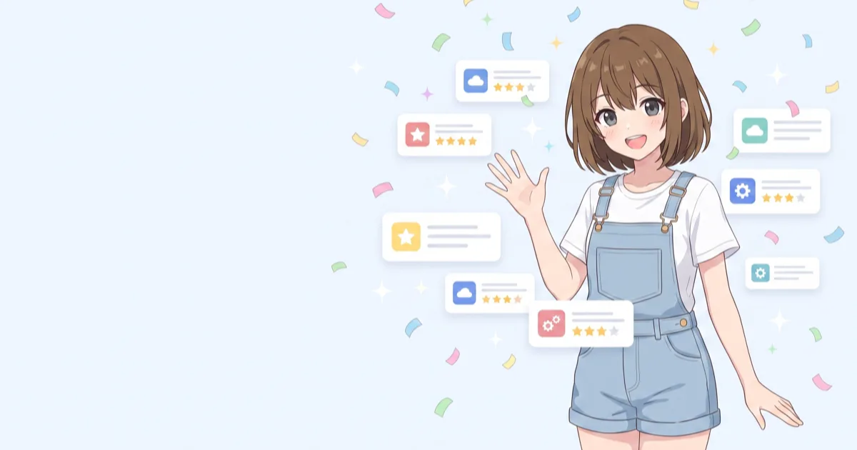 サイト公開を紙吹雪でお祝いするもこ