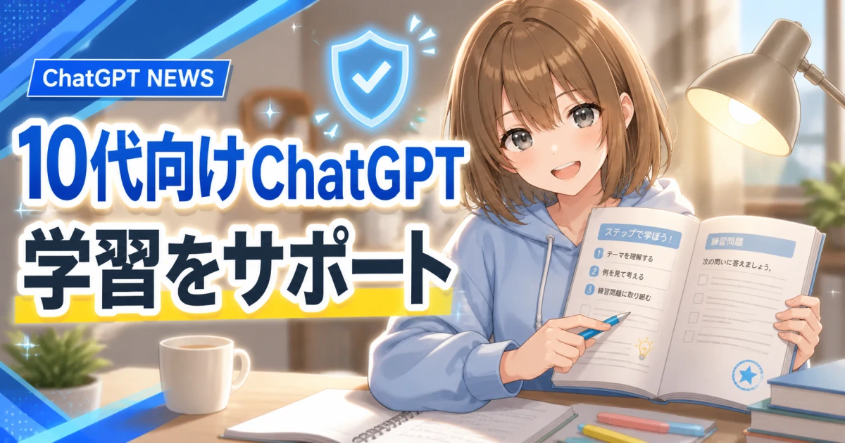 ChatGPTのニュースをやさしく確認するもこのサムネイル