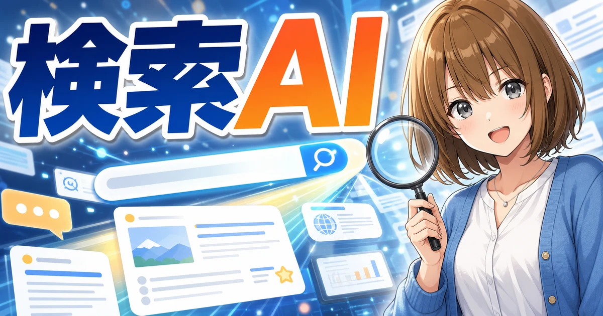 ChatGPT searchの使いどころを案内するもこのサムネイル