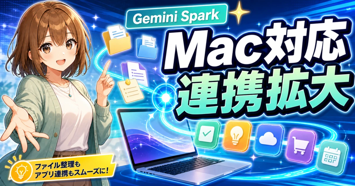 Geminiのニュースをやさしく確認するもこのサムネイル