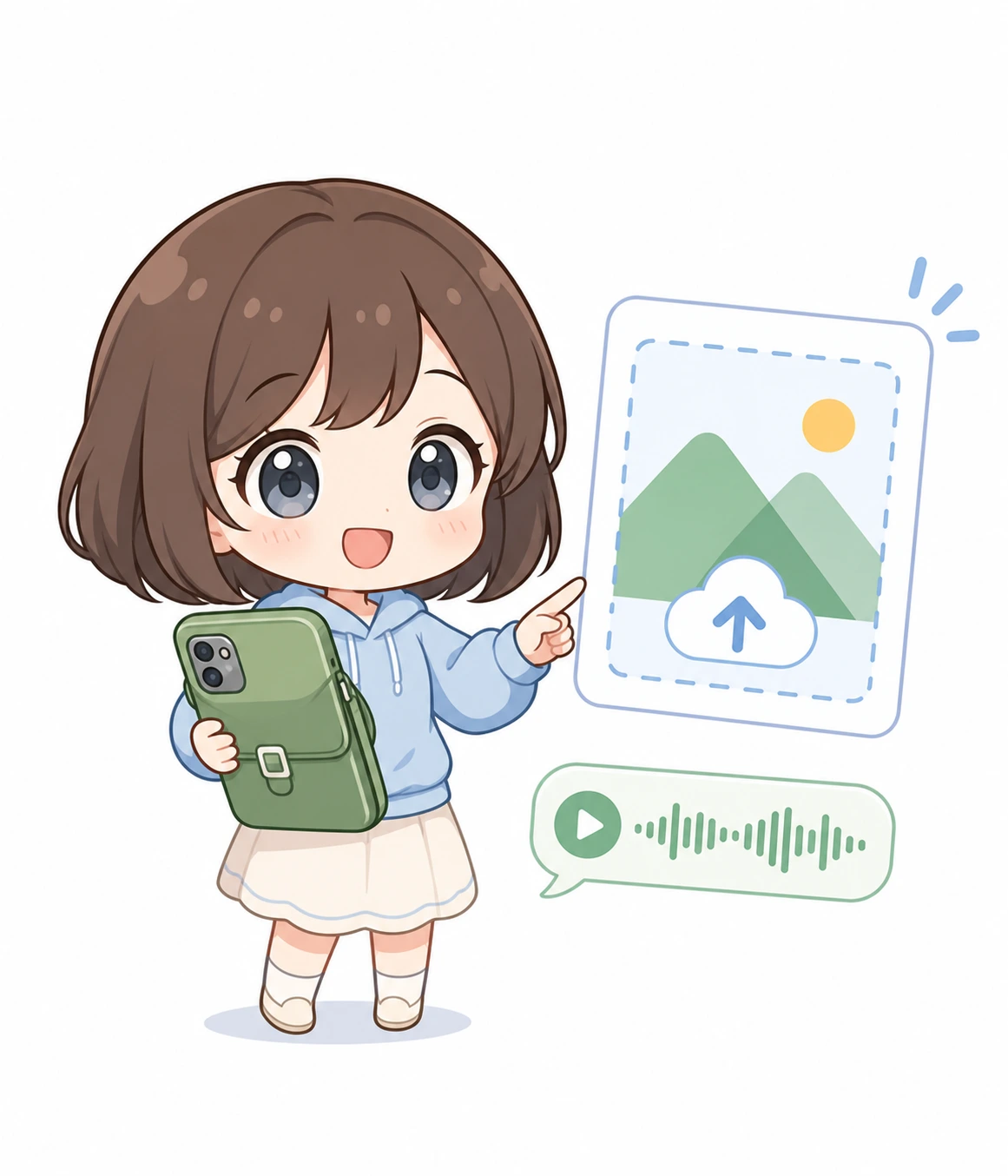 ニュースの補足をするもこ