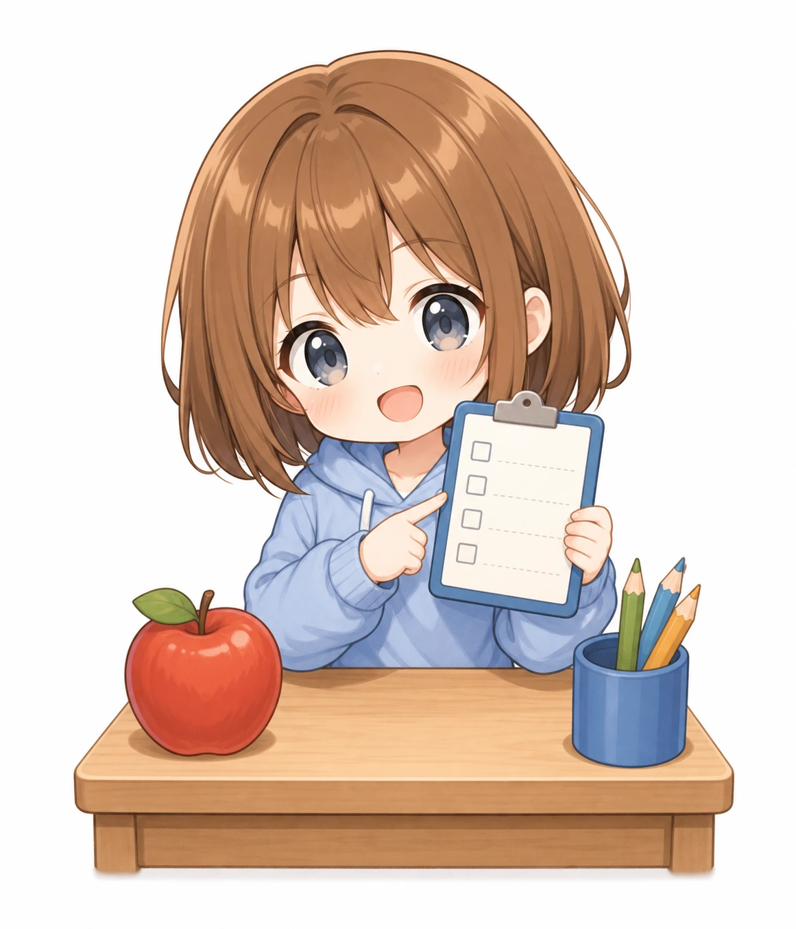ニュースの補足をするもこ