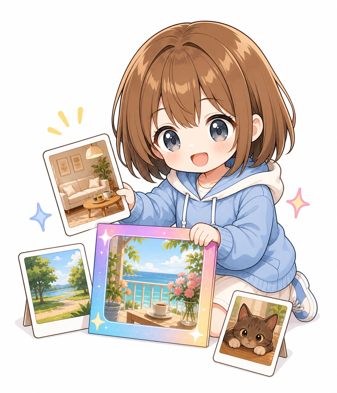 ニュースの補足をするもこ