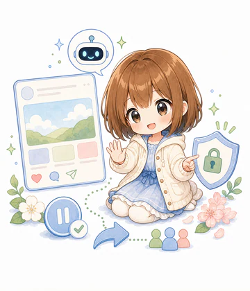 ニュースの補足をするもこ