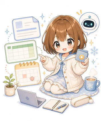 ニュースの補足をするもこ