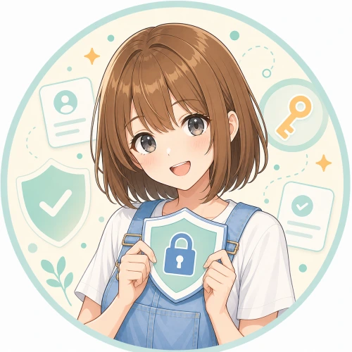 鍵の付いた盾を持つモコ