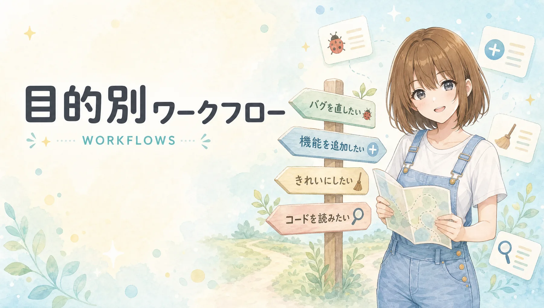 目的別ワークフロー — Claude Code 活用ガイド