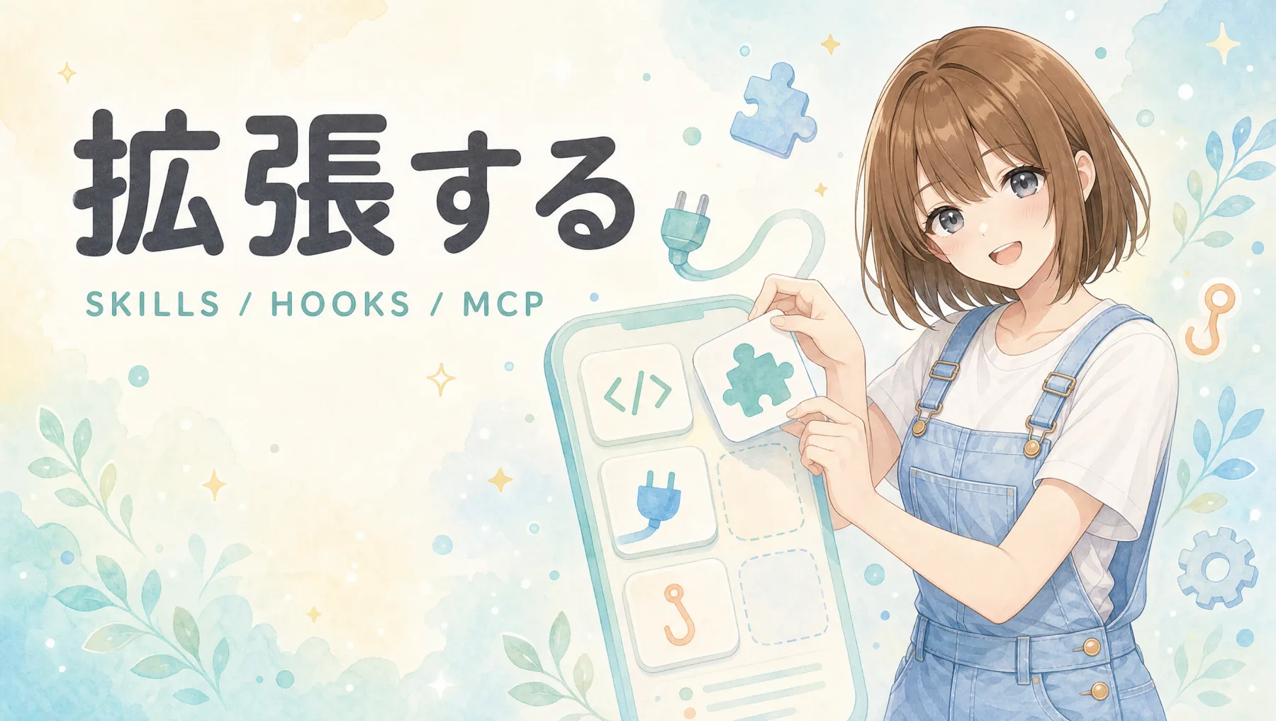 拡張する（スキル・Hooks・MCP） — Claude Code 活用ガイド