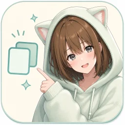コピーを手伝うモコ